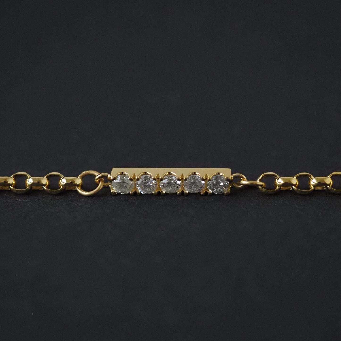 French Bar Diamonds Bracelet