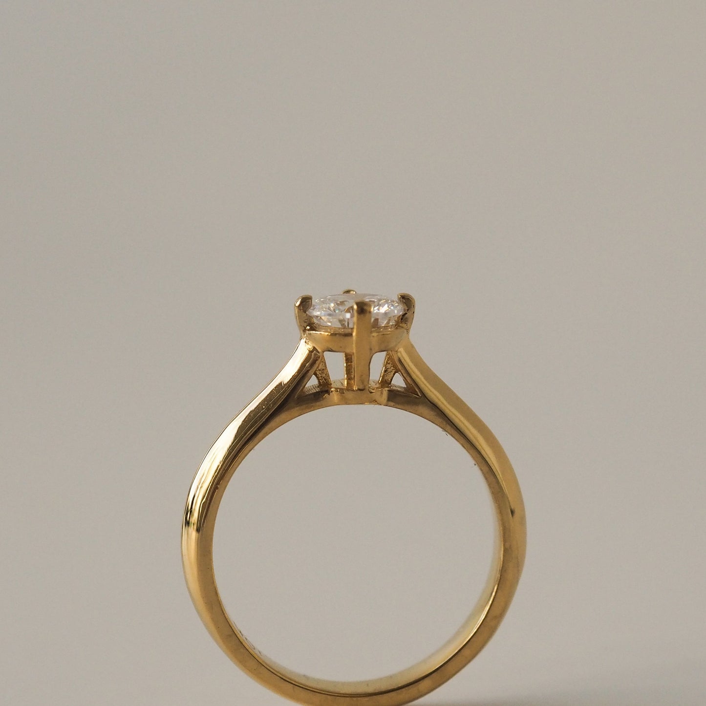 Compass solitaire Ring