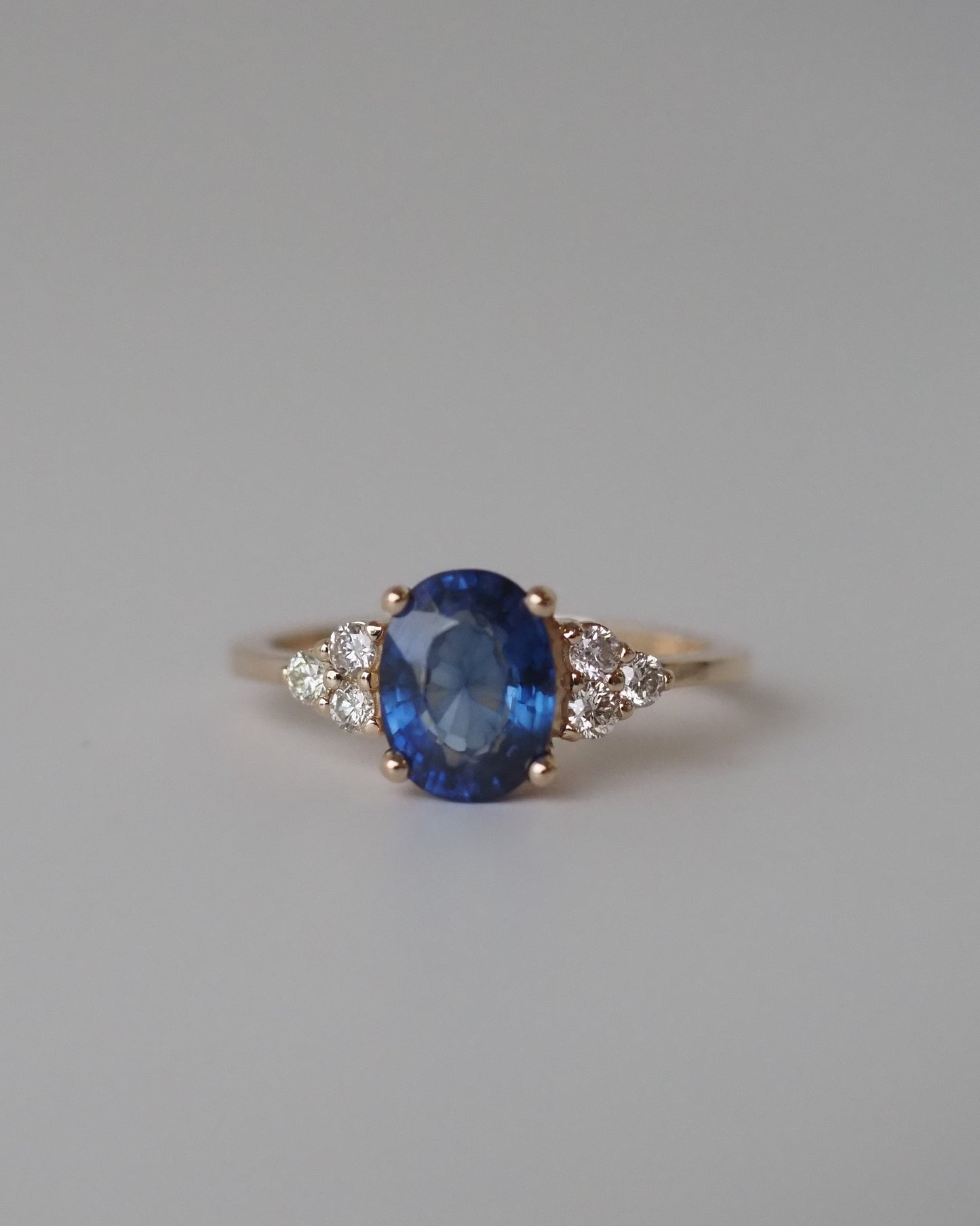 Sapphire and Diamonds Ring