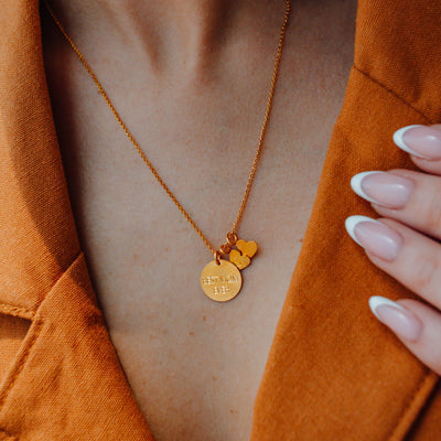 Maam Necklace - Solid Gold