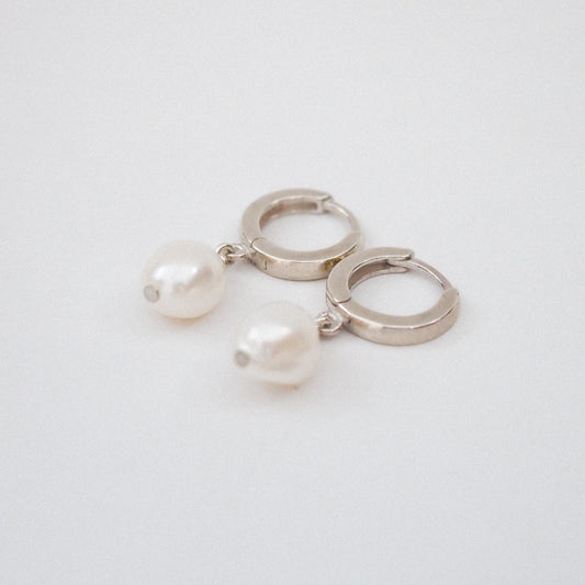 Pearl Hoops