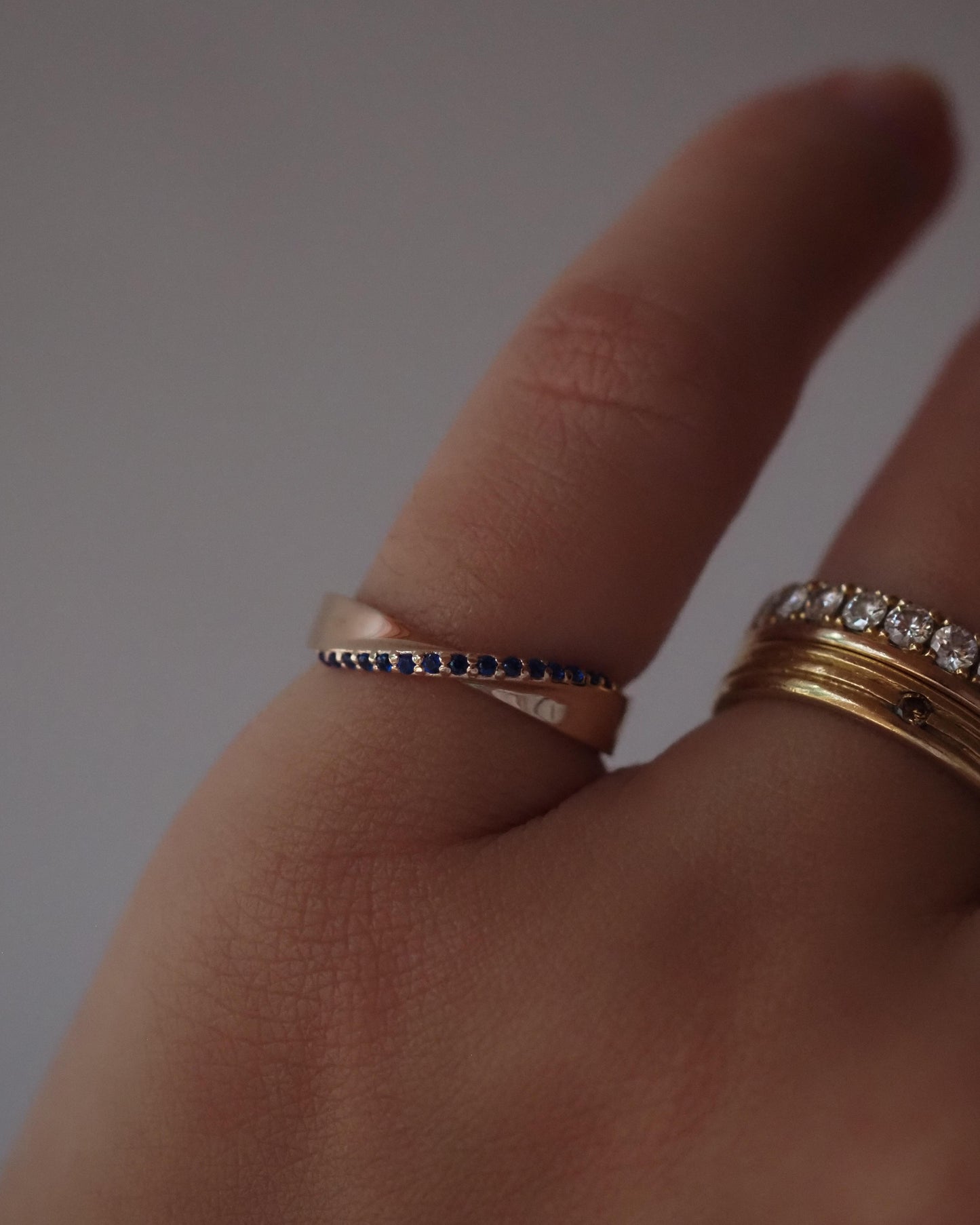 Maria Felix Pinky ring - something blue