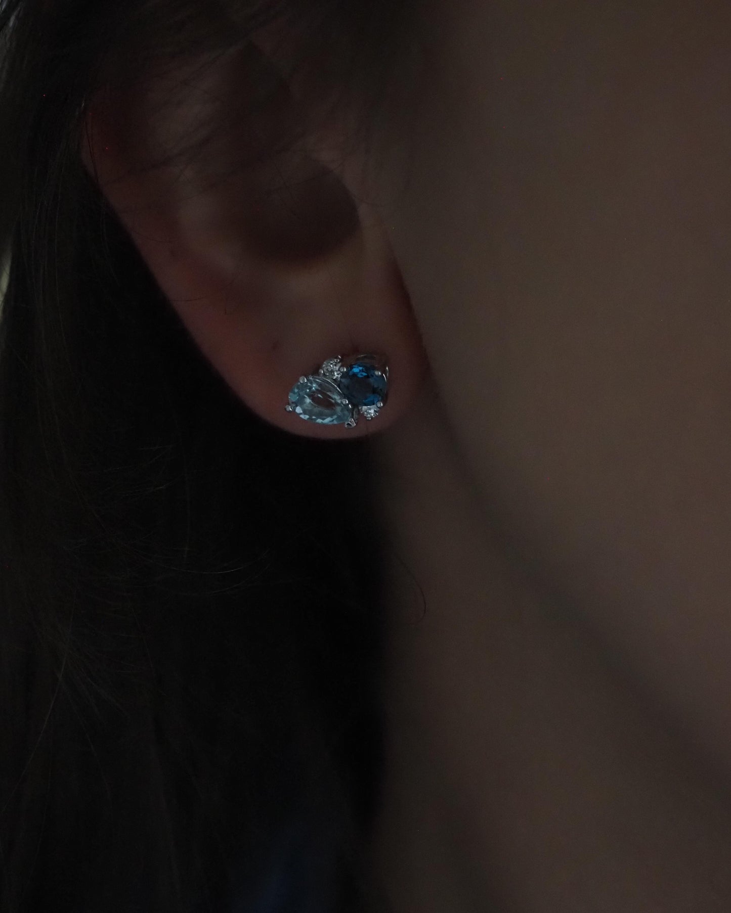 Cluster earrings