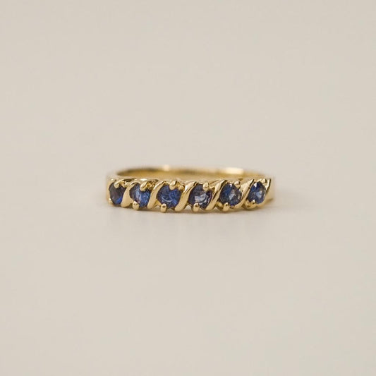 Carmen Ring Blue Sapphires