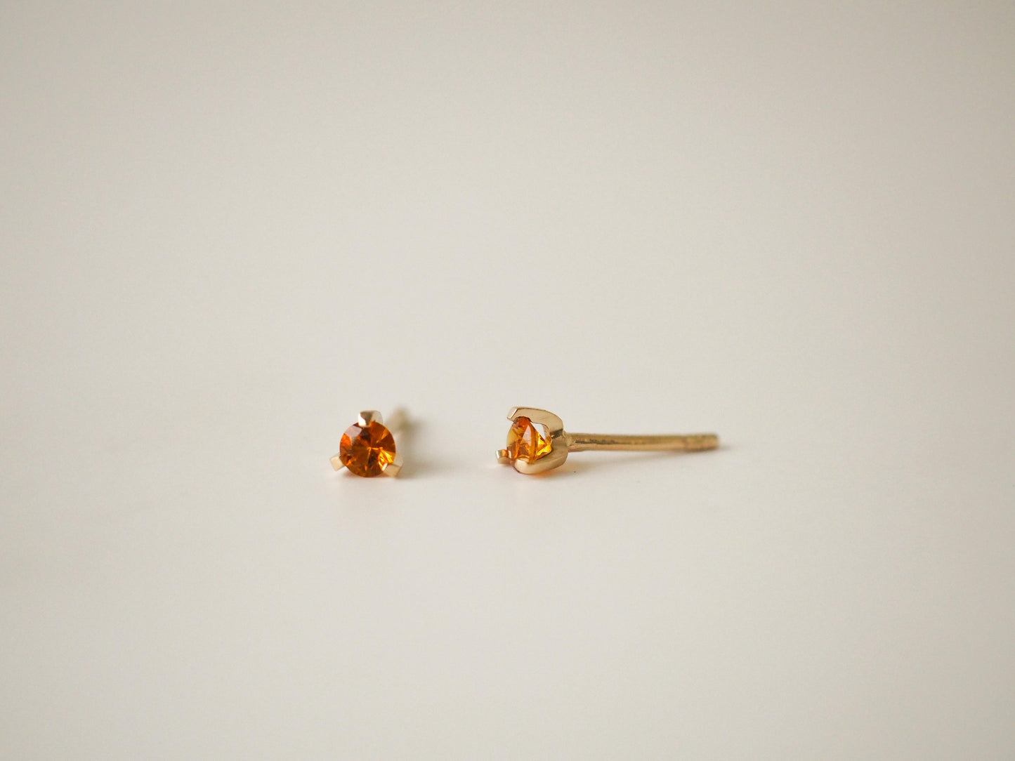 Terez Studs Citrine