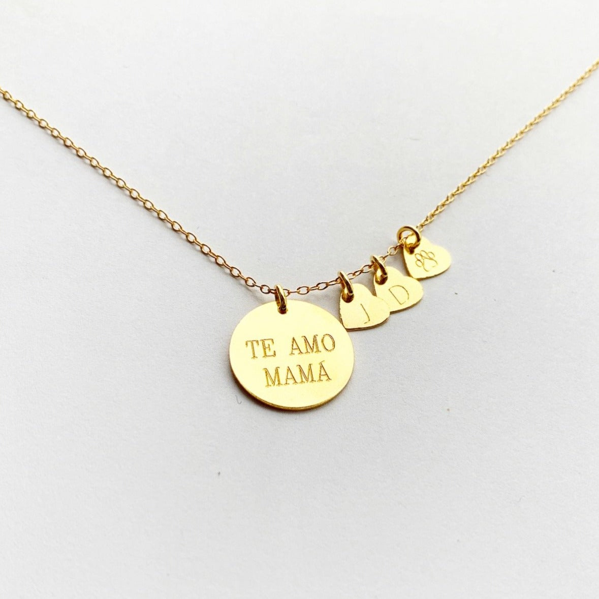 Maam Necklace - Solid Gold