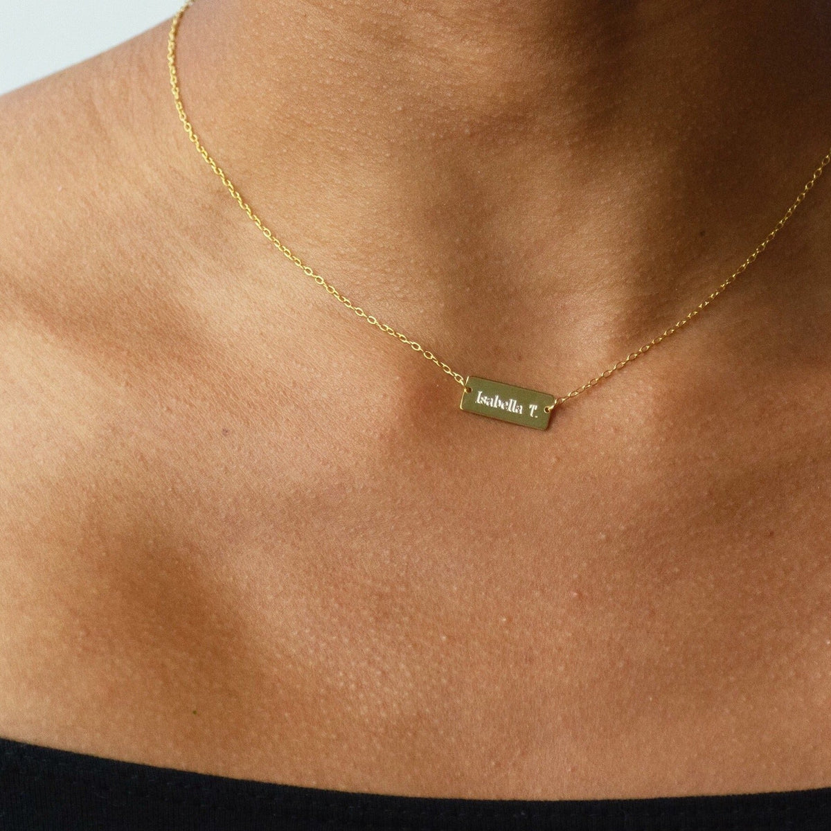 Bella Necklace - Solid Gold
