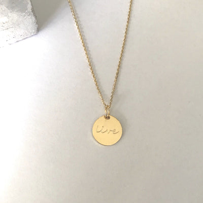 Lori Necklace - Solid Gold