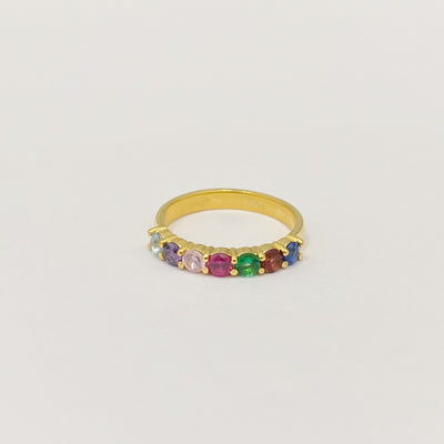 Multicolor Ring - Solid Gold