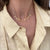 Oui Necklace - Solid Gold