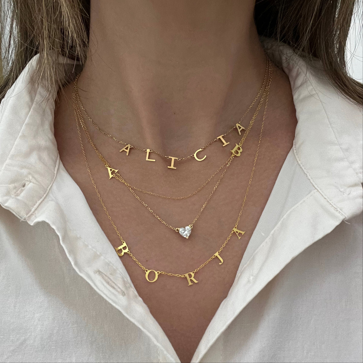 Luc Necklace - Solid Gold