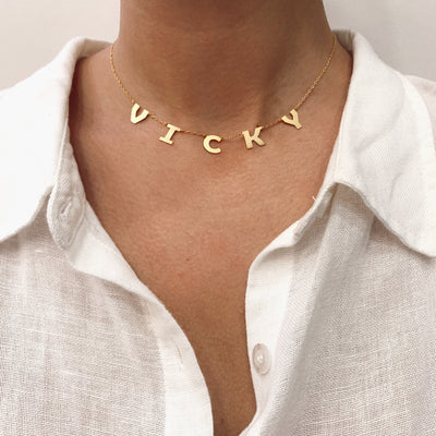 Marié Necklace - Solid Gold