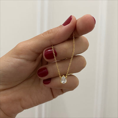 Celine Necklace - Solid Gold