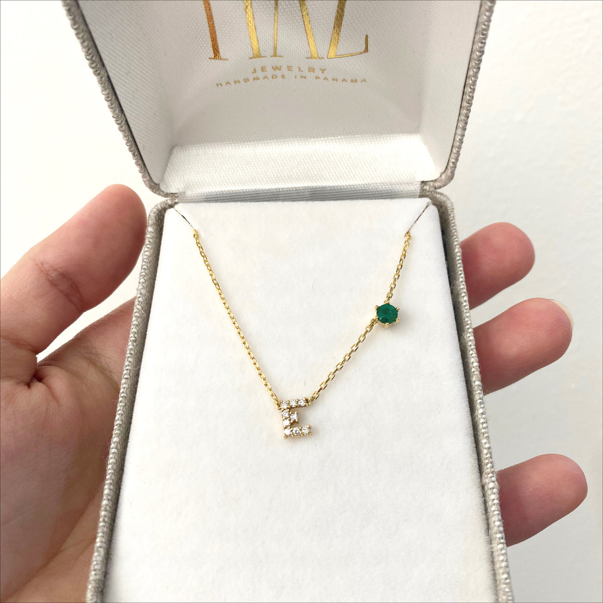 Kelly Necklace - Diamonds Solid Gold