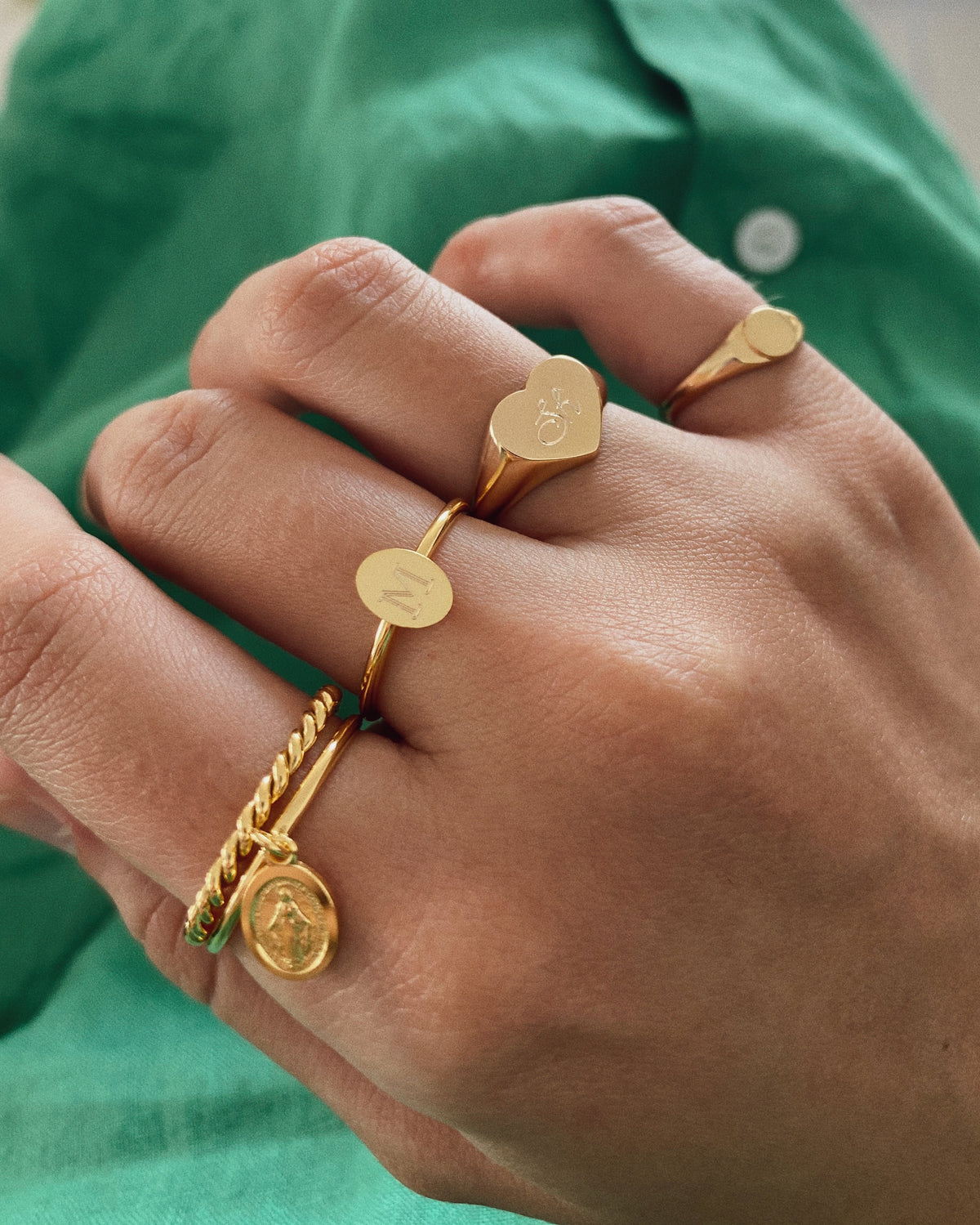 Rope Ring - Solid Gold