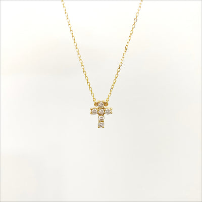 Faith Necklace - Diamonds