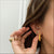 Vintage Stud Earrings - Solid Gold
