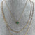 Oval Green Tourmaline Necklace