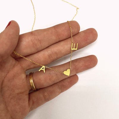 Oui Love Necklace - Solid Gold
