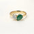 Toi et Moi Ring - Diamond + Emerald