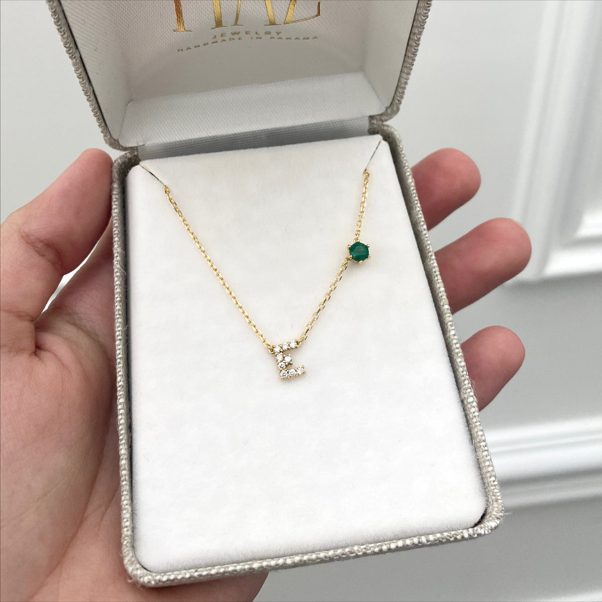 Kelly Necklace - Diamonds Solid Gold